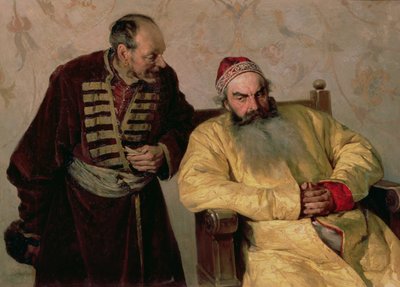 To the Boyar with a Denunciation, 1904 by Klavdiy Vasilievich Lebedev